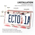 thumbnail image 5 of GZHJMY 2 Pcs License Plate Frame Romantic Roses License Plate Cover Universal Aluminum US Car Tag Frame with 2 Holes and Screws for Front & Back License Plate Decorative, 5 of 7