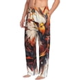thumbnail image 6 of Disketp Colorful Abstract Eagle Men's Pajama Pants - Ultra Soft Fleece Sleep and Lounge Pants (Size: S-XXL)-, 6 of 6