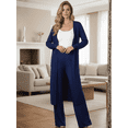 thumbnail image 2 of Conjunto Dama Pantalón y Cárdigan Outfit Elegante Casual, 2 of 5