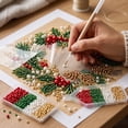 thumbnail image 5 of Christmas Pearl Art DIY Kit, Creative Pearl Painting Set, DIY Holiday Home Decor Craft, Seasonal Wall Art Decoration Project, 5 of 7