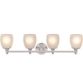 thumbnail image 4 of Aspen Creative 62144, 4-Light Bathroom Vanity, 31" Wide, Transitional Design, Brushed Nickel, 4 of 6