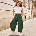 thumbnail image 1 of SNKSDGM Back-to-School Girls Pantaloons Casual Playful with Elastic Waist for Everyday Outdoor Activities Age 1-8 Years Comfortable Spring Summer Pants, 1 of 4