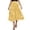 Skirt 393# Yellow, variant on oqasdz Floral Prints Midi Skirt Boho Flowy Elastic High Waist A Line Skirt Bow Linen Flared Summer Beach Long Skirts for Women with Pockets