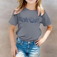 thumbnail image 2 of Suilloe Toddler Girls Tee Tops Shell Starfish Printing Crewneck Short Sleeve Top Casual Wear Trendy Loose Kids Girls Summer Tee Tops,3 -4 Years, 2 of 5