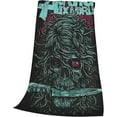 thumbnail image 3 of Asking Music Alexandria Flannel Blanket Air Conditioning Blanket Nap Blanket Sofa Throw Blanket Throw Blankets 50"X40", 3 of 6