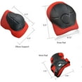 thumbnail image 6 of GLUAAE Kids Bike Helmet, Toddler Helmet for Ages 3-10 with Sports-Red, 6 of 8