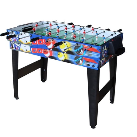 Blublu Park 4-in-1 Combo Game Table Set for Home, Game Room, Friends Family w/Hockey Foosball Pool Ping Pong, 31.5"