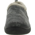 thumbnail image 3 of L.B. Evans Mens Roderic Leather Fleece Lined Slip-On Slippers, 3 of 3