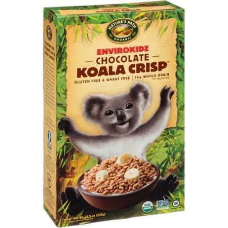EnviroKidz Organic Chocolate Koala Crisp Cereal, 11.5 Ounce Boxes