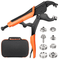 thumbnail image 1 of Heavy Duty Snap Fastener Tool Set, Canvas Cover Button Tool Setter, 15mm Snap Tool with 80 Sets of Marine Snaps, 1 of 8