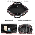 thumbnail image 3 of Pioneer Flower Floral Print Pattern Travel Tote Bags for Women Carry On,Large Weekender Bags for Women Travel,Multi Functional Duffle Bag for Work,Shopping,Sports, 3 of 5