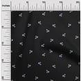 thumbnail image 2 of oneOone Viscose Jersey Black Fabric Floral Ditsy Sewing Craft Projects Fabric Prints By Yard 60 Inch Wide, 2 of 4
