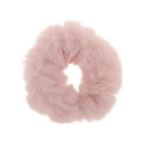 Unique Bargains 1 Pc Elegant Plush Scrunchies for Home Pink