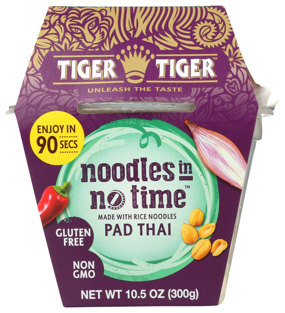 Tiger Tiger Noodles In No Time Rice Noodles Made With Pad Thai Sauce