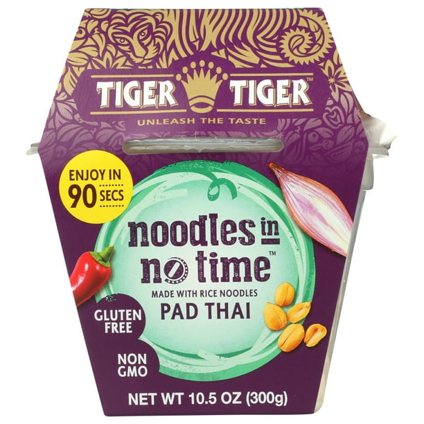 Tiger Tiger Noodles In No Time Rice Noodles Made With Pad Thai Sauce 10 5 Oz Walmart Com