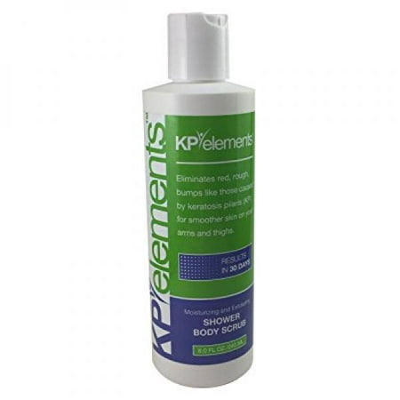 KP Elements Body Scrub - Keratosis Pilaris Treatment - Clear up Red Bumps on Your Arms and Thighs by combining this KP Scrub with Our KP Treatment Cream (Best Treatment For Keratosis Pilaris)