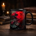 thumbnail image 6 of Halloween Mug,Halloween Desk Decor,Halloween Witch Ceramic Mug, Reusable Festive Coffee Tea Cup for Home Office Desk Decor Holiday Gifting(C 12oz), 6 of 7