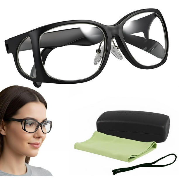 Gafas de seguridad WQV de 0,75 mm Pb con protección de plomo con protectores laterales