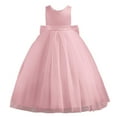 thumbnail image 4 of Kids Formal Dresses for Girls Flower Girl Dress Pink Tulle Dress for Girls Formal Dresses Girls Children's Day Outfit 8-9 Years, 4 of 5