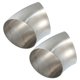 thumbnail image 1 of OD 5,98" 45 Grados Codo de Tubo de Escape para Automóvil Tubo Curvo de Acero Inoxidable, 2 Uds, 1 of 7