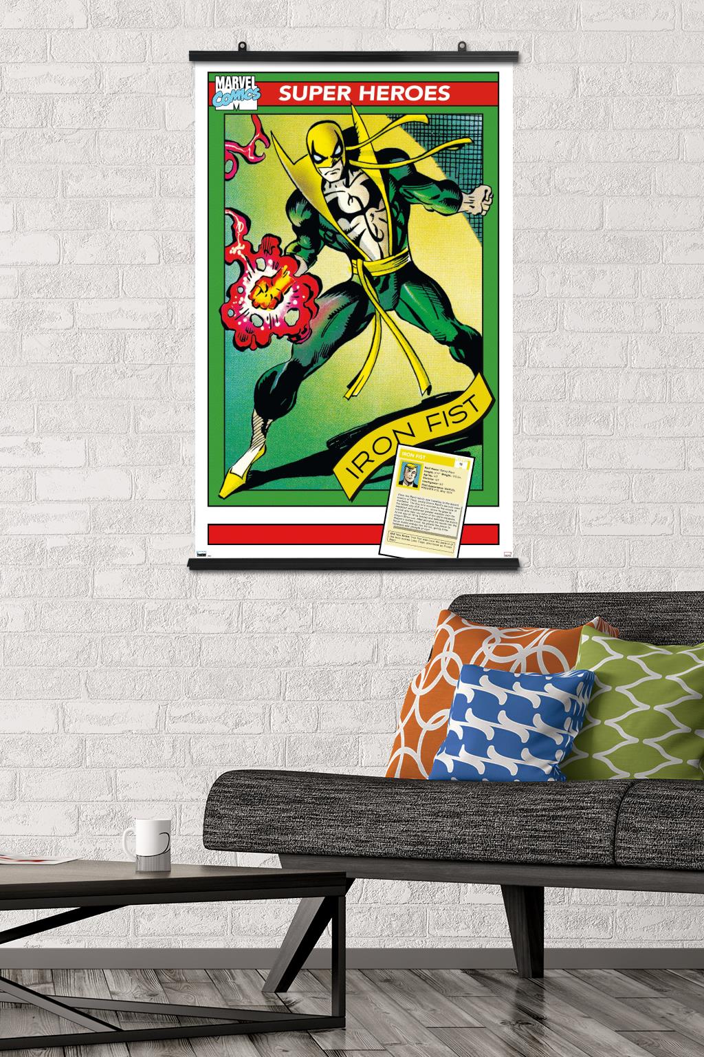 Marvel Trading Cards - Iron Fist Wall Poster, 22.375" x 34"