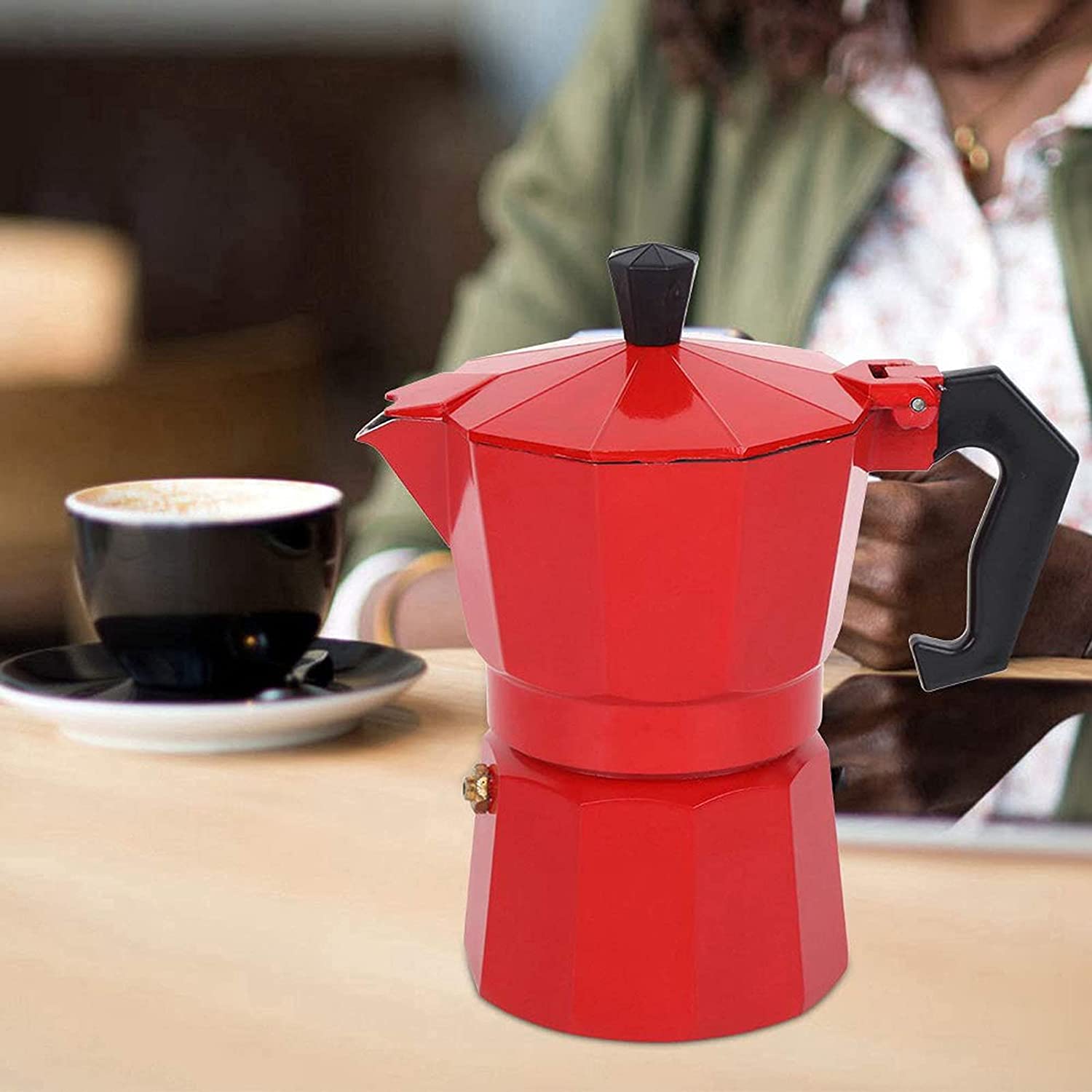 Moka Coffee Pot, 300ml Espresso Stove 