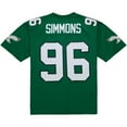 thumbnail image 3 of Men's Mitchell & Ness Clyde Simmons Kelly Green Philadelphia Eagles Legacy Replica Jersey, 3 of 5