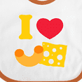 thumbnail image 4 of Inktastic I Heart Mac and Cheese Boys or Girls Baby Bib, 4 of 4