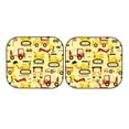 thumbnail image 4 of Picia Funny Construction Vehicles 2 Piece Car Windshield Sun Shade Foldable | Foldable Sun Shield for Front Window Blocks UV Rays and Keeps Your Vehicle Cool-Medium, 4 of 7