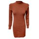 thumbnail image 4 of Vestido de punto de cuello alto y manga larga para mujer - Vestido de punto liso, poliéster/spandex - Informal/fiesta, todas las estaciones - Tallas de la S a la XXXXXL, 4 of 4