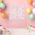 thumbnail image 2 of ToppiJoy 3.28*3.28ft Flower Wall, Flower Wall Decor Silk Fabric Floral Wall Panels Flower Wall Backdrop Indoor Outdoor Decor (Green, White and Pink), 2 of 22
