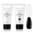 thumbnail image 1 of Set de gel de uñas Poly Makartt, 2 colores, 50 ml, transparente, blanco y negro, 1 of 8