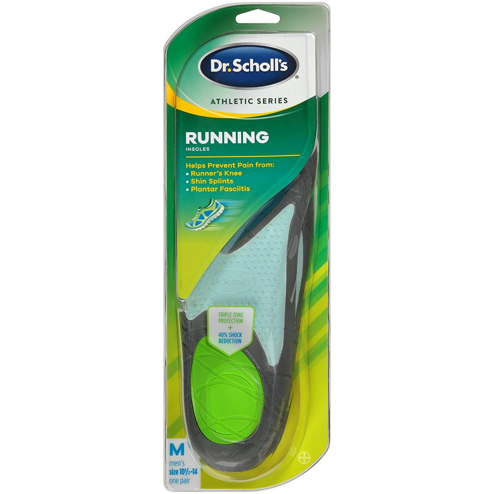 Dr. Scholl’s Athletic Series Running Insoles for Men, Large, 1 Pair