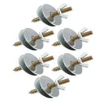 LOLIPPYY 6pcs Bird Cage Hardware Set Metal Silver for Pet Owners