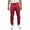 RED, variant on Burnside Adult Fleece Jogger Pant - BU8800