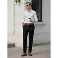 thumbnail image 4 of Mens Dress Pants Slim Fit Stretch Slacks for Men Business Casual Formal Chino Pants, 4 of 5