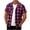 Hot Pink, variant on ZunFeo Mens Yellow Plaid Shirt Short Sleeve Cotton Blend Casual Button Down Summer Top Relaxed Fit Buffalo Check with Chest Pocket,Size M