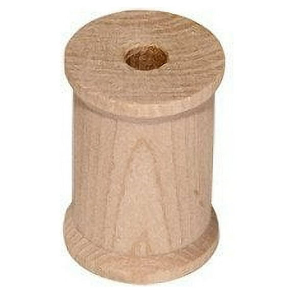 MyCraftSupplies Unfinished Wood Spools 2 1/8 x 1 1/2 Set of 10 Made in the USA