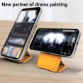 thumbnail image 3 of kurtrusly Attachable Phone Card Holder Table Cellphone Stand Smartphone Case Portable Travel Back Cover Storage Organizer Bracket Black, 3 of 8