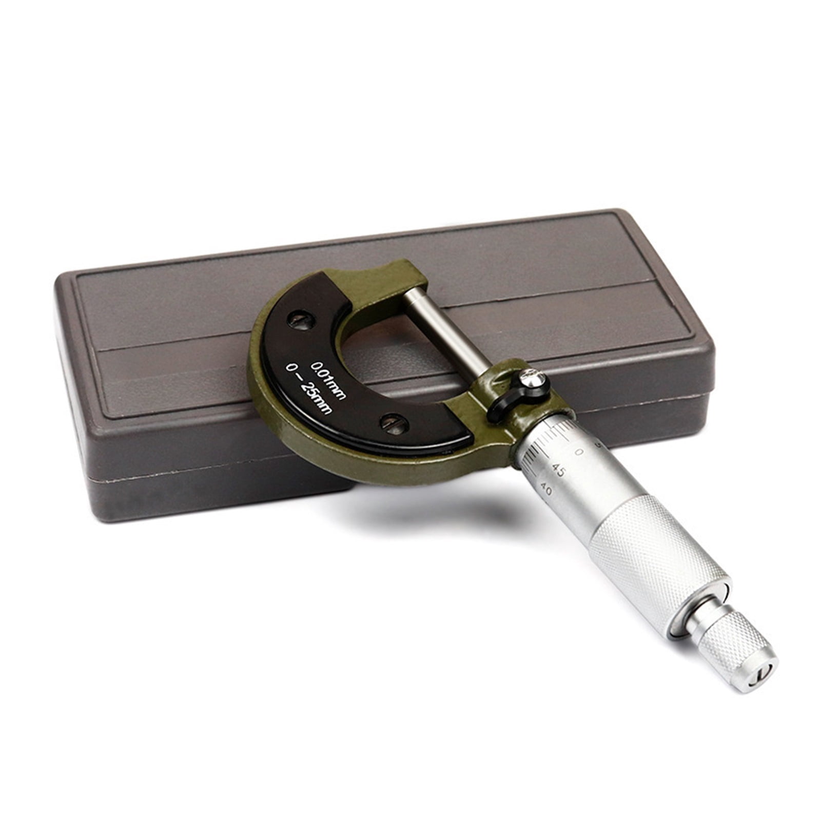 Precision Measuring Made Easy With Mechanical Workshop Tools - Spiral Micrometer Caliper For 25mm Diameters With 0.01mm Accuracy