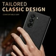 thumbnail image 3 of TECH CIRCLE Galaxy Z Fold 6 5G Case, Galaxy Z Fold 6 5G PU Leather + Hard PC Shell Ultra Thin Slim Durable Protective Phone Case Cover for Samsung Galaxy Z Fold 6 5G 2024,Blue, 3 of 9