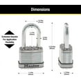 thumbnail image 6 of Magnum 2pk 1-3/4 Mag Lg Padlock M1XTLFCCSEN, 6 of 6