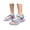sandals 77#Purple, variant on WAYUTE Girls Sandals Soft Sole Gradient Color Hook and Loop Lightweight Outdoor Design Stylish Beach Shoes for Big Kids Teen,Pink,11 Y-11.5 Y