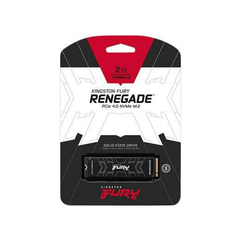 Kingston FURY Renegade 2TB PCIe Gen 4.0 NVMe M.2 Internal Gaming