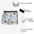 thumbnail image 5 of Wukai Sea Turtle Print Men’s Underwear Breathable Boxer Briefs,&nbsp;Moisture Wicking & Breathable-, 5 of 7