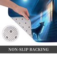 thumbnail image 6 of Honeii A Wolf Barks Out A Window Pattern Door Mat, Welcome Door Mats Outdoor Indoor, Stain and Fade Resistant, Non-Slip Entry Matfor Bedroom, Bathroom, Kitchen, 6 of 7