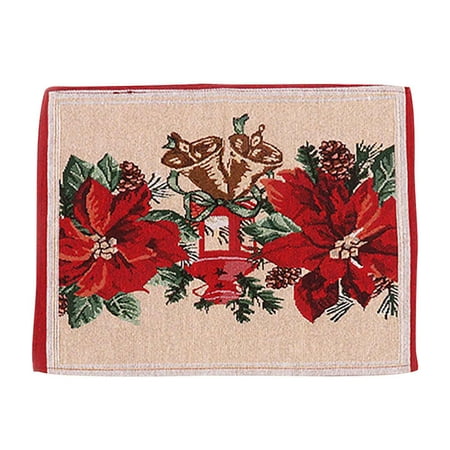 

Christmas Decorations Clearance RUZIYOOG Christmas Ornament Cartoon Knitted Decorative Placemat D