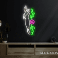 thumbnail image 3 of Glowneon Floral Horse Neon Sign, Best Gift For Horse Lover Home Decor, 3 of 5