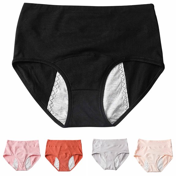 Cotton Underwear for Women Plus Size, Xunlbb Women's Sexy Fashionable Classic High Waisted Breathable And Seductive Solid Color Underwear