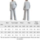thumbnail image 2 of Pantalones Conjunto de 2 piezas a juego para mujer, trajes cómodos y holgados de punto suave para el hogar (gris M) Cgtredaw Gris T M para Mujer, 2 of 6